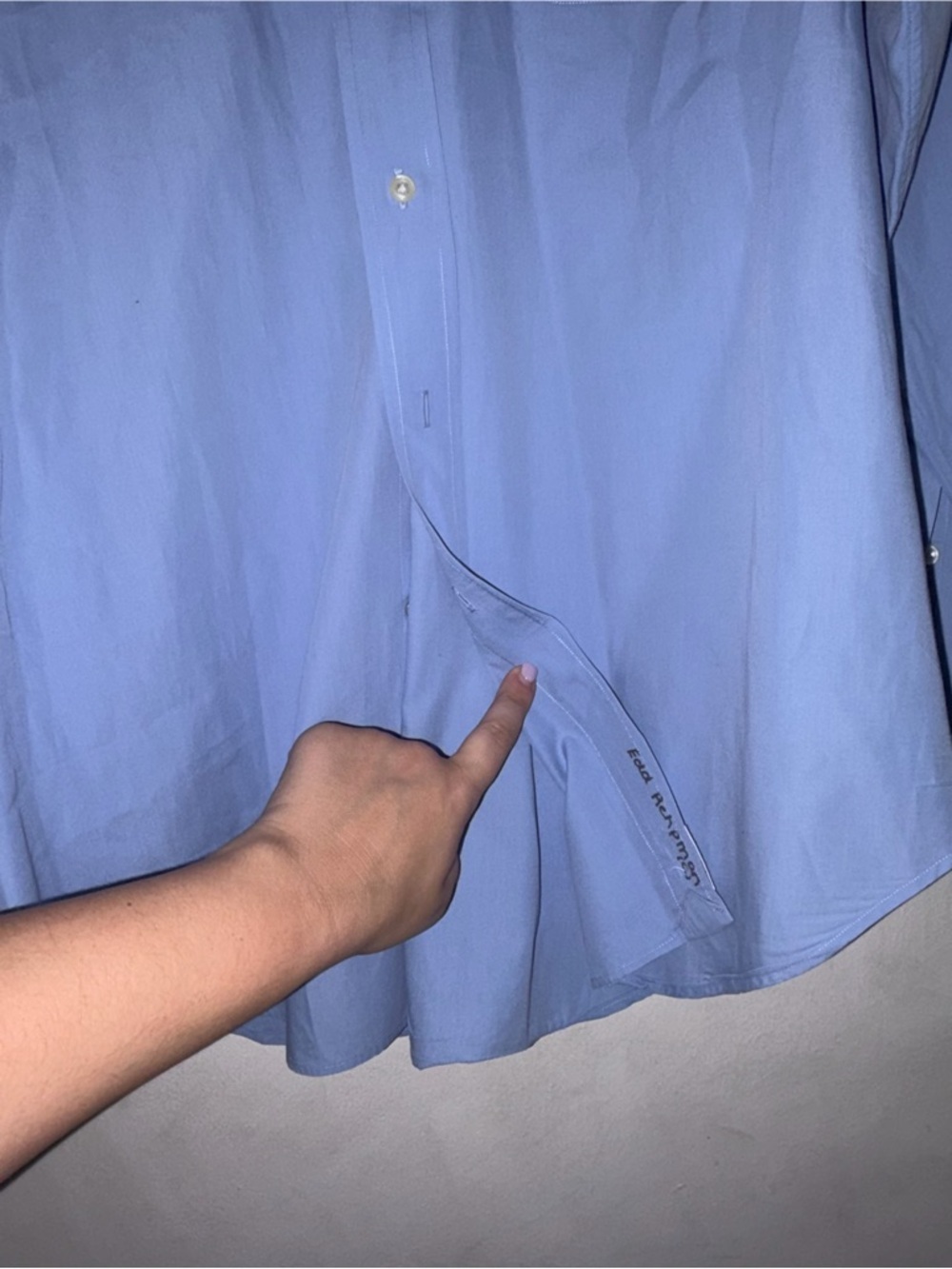 Polo by Ralph Lauren Men's Light Blue Dress Shirt - Picture 4 of 4